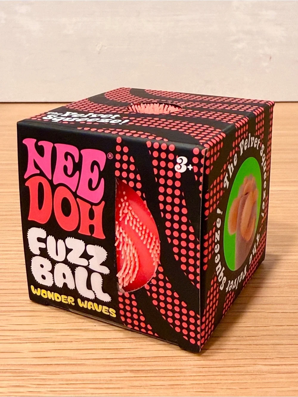 Orange Needoh Fuzz Ball Wonder Waves